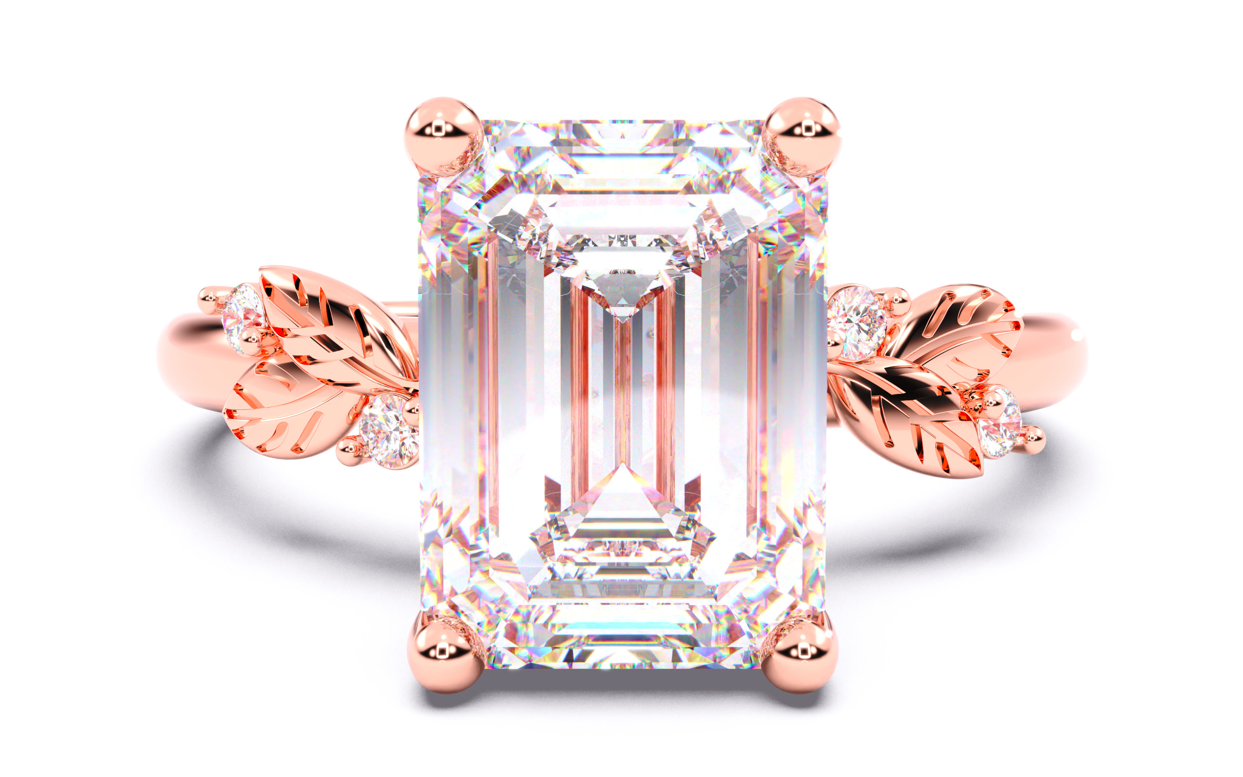 300 Solitaire Wedding Engagement Rings 3dm stl renders details 3D print model_118