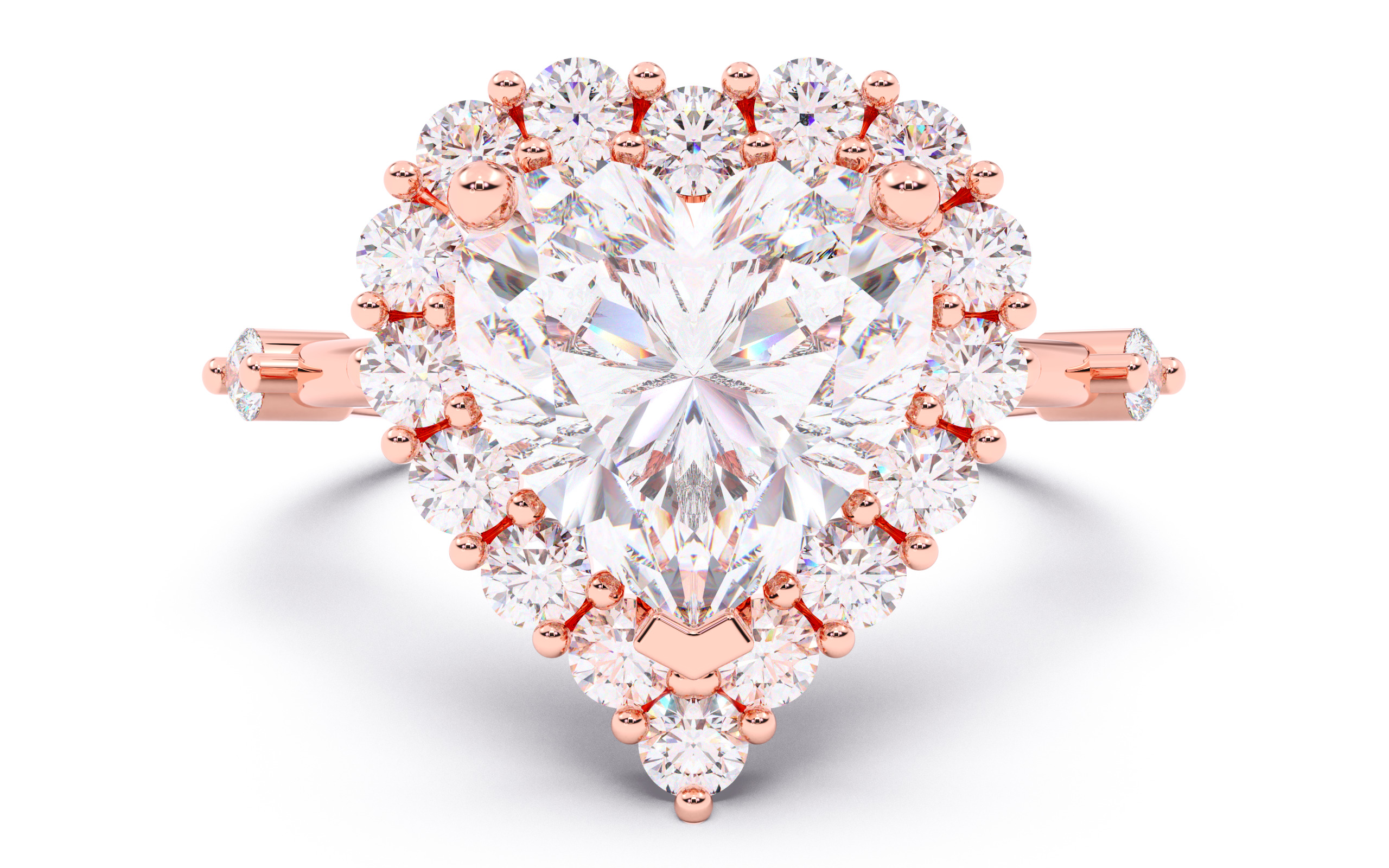 300 Solitaire Wedding Engagement Rings 3dm stl renders details 3D print model_62