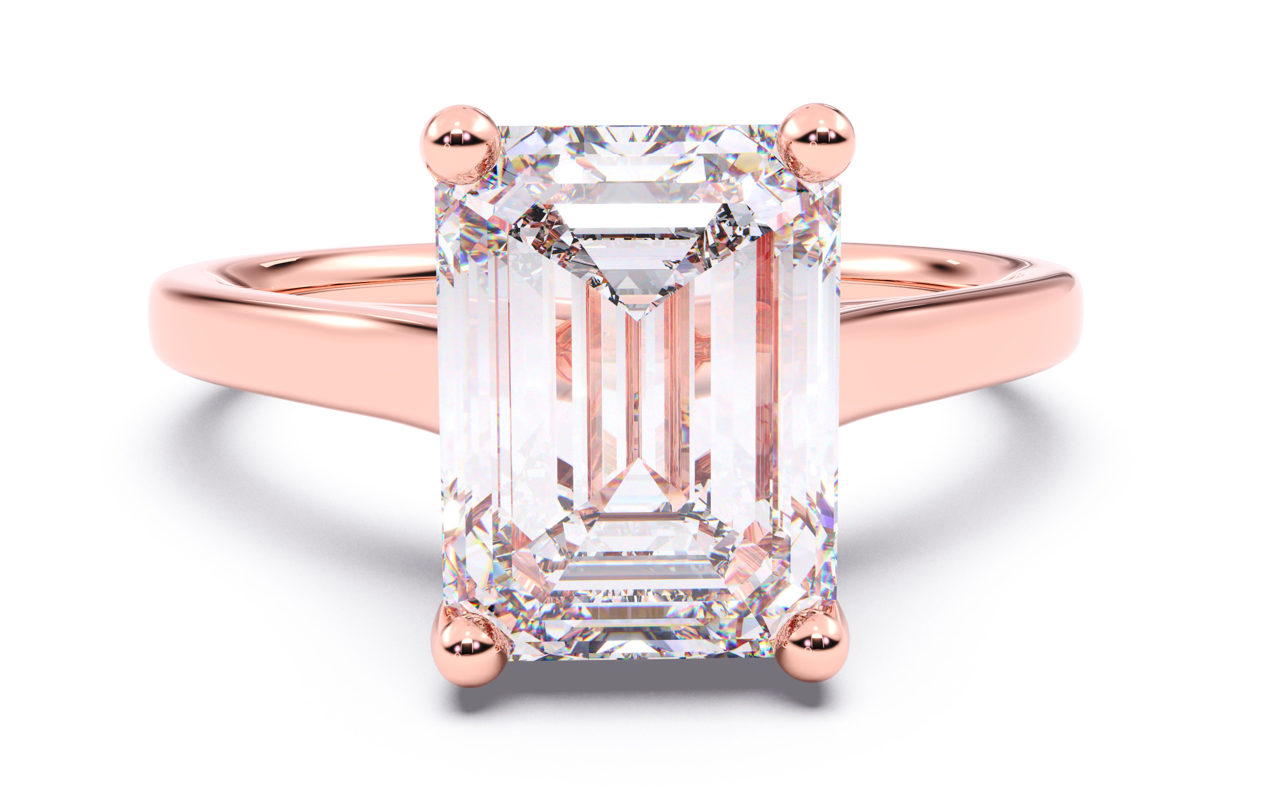 300 Solitaire Wedding Engagement Rings 3dm stl renders details 3D print model_42