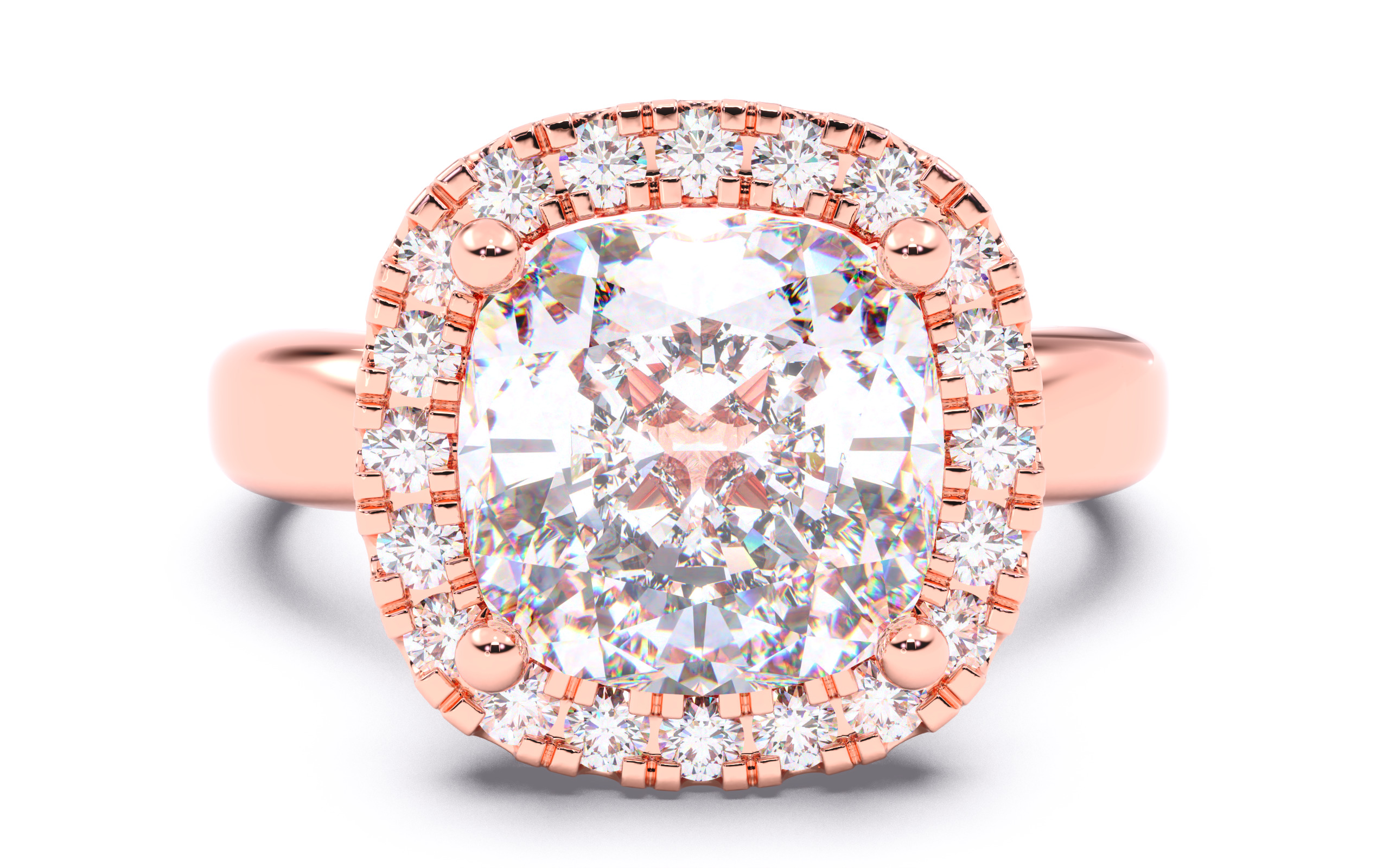 300 Solitaire Wedding Engagement Rings 3dm stl renders details 3D print model_80