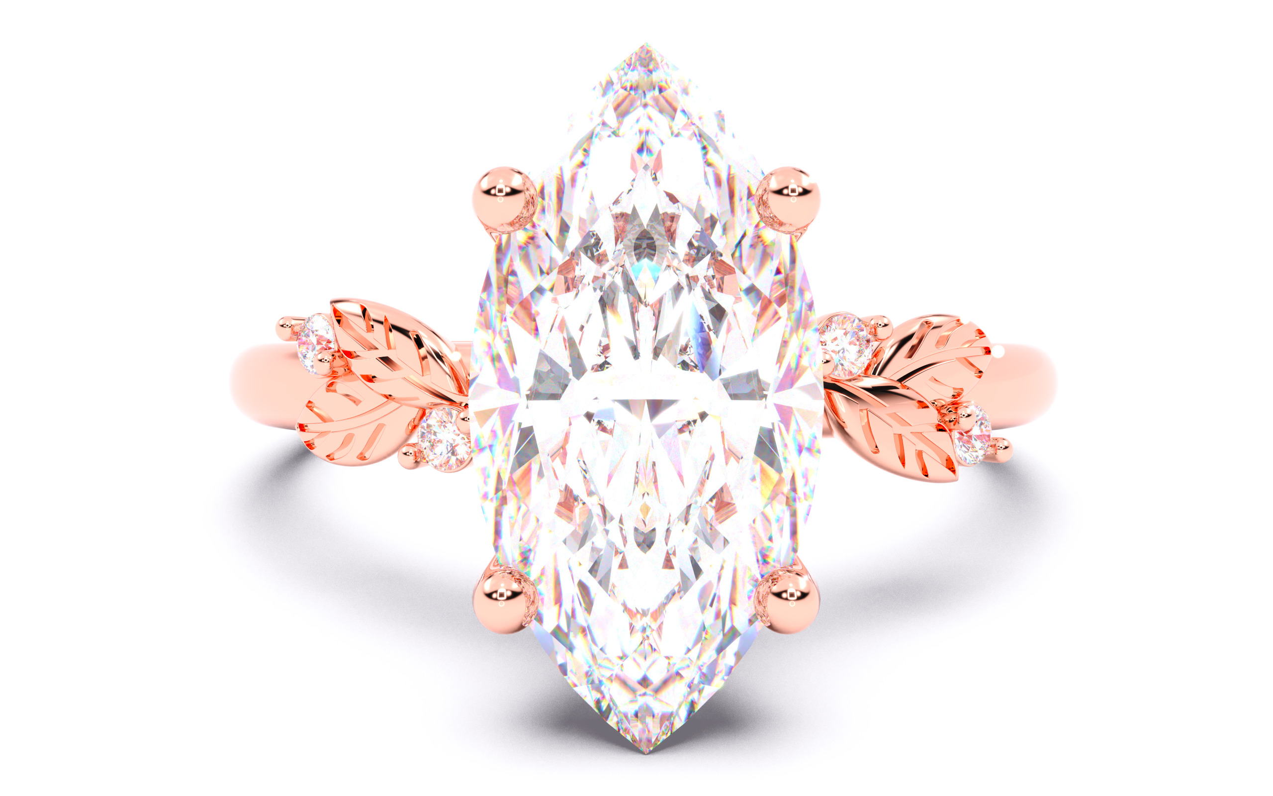 300 Solitaire Wedding Engagement Rings 3dm stl renders details 3D print model_124