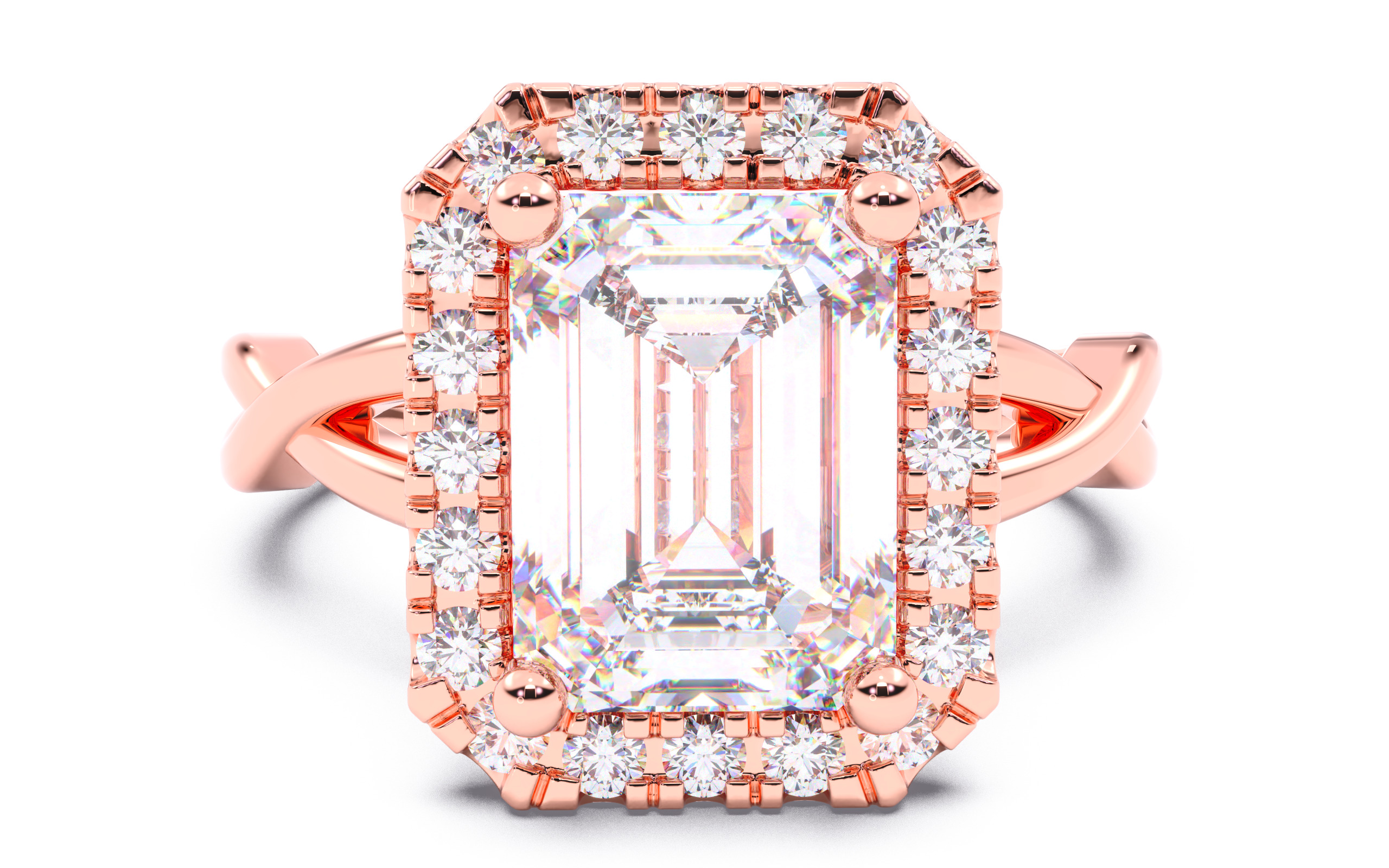 300 Solitaire Wedding Engagement Rings 3dm stl renders details 3D print model_82