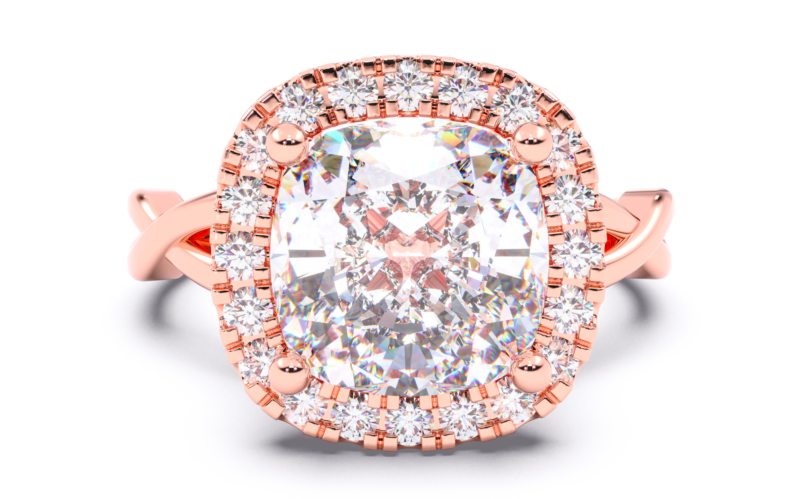 300 Solitaire Wedding Engagement Rings 3dm stl renders details 3D print model_66