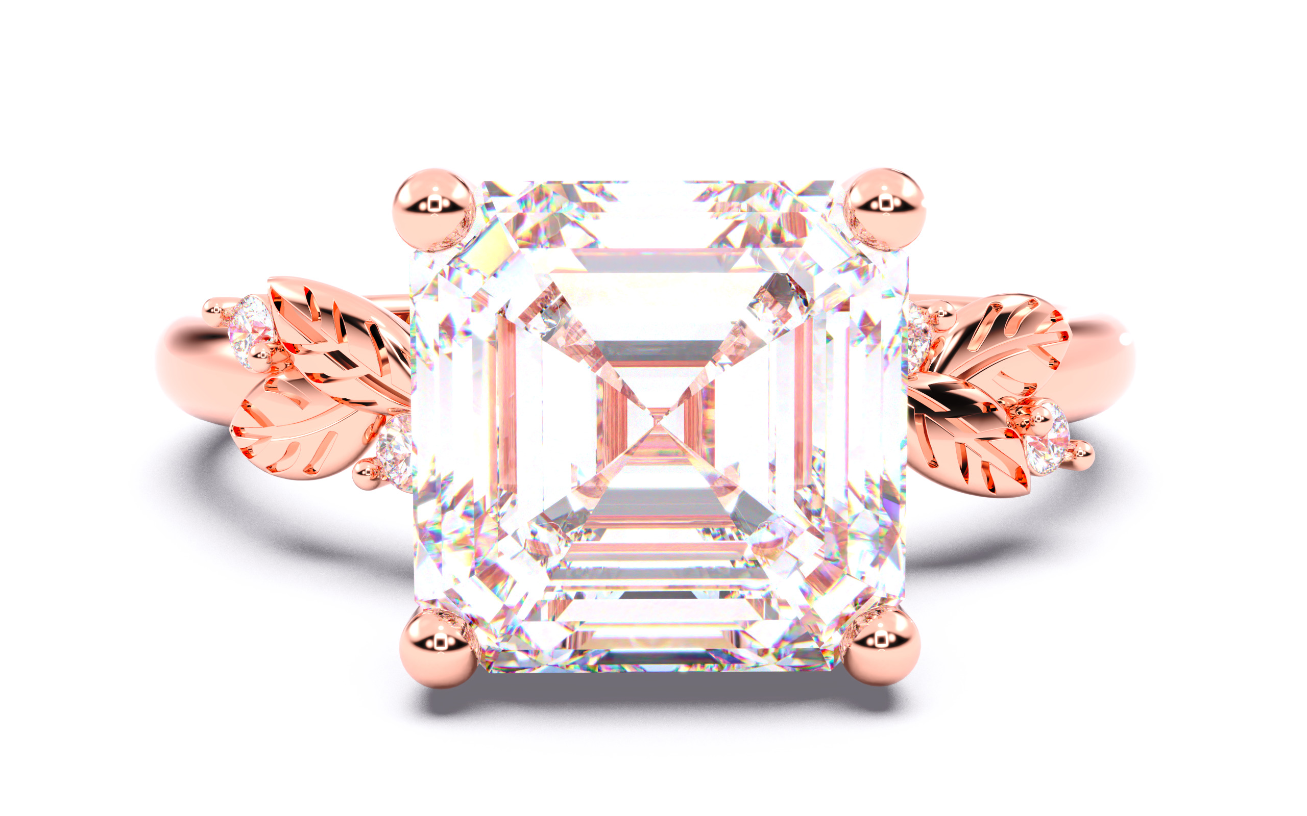 300 Solitaire Wedding Engagement Rings 3dm stl renders details 3D print model_111