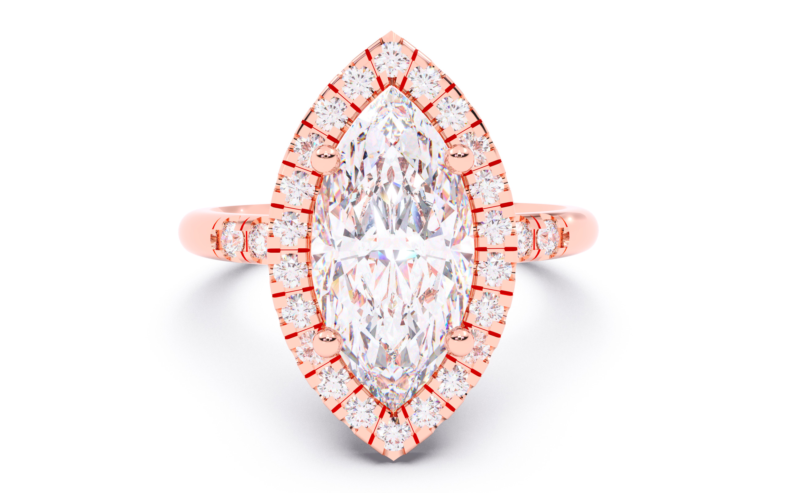 300 Solitaire Wedding Engagement Rings 3dm stl renders details 3D print model_65