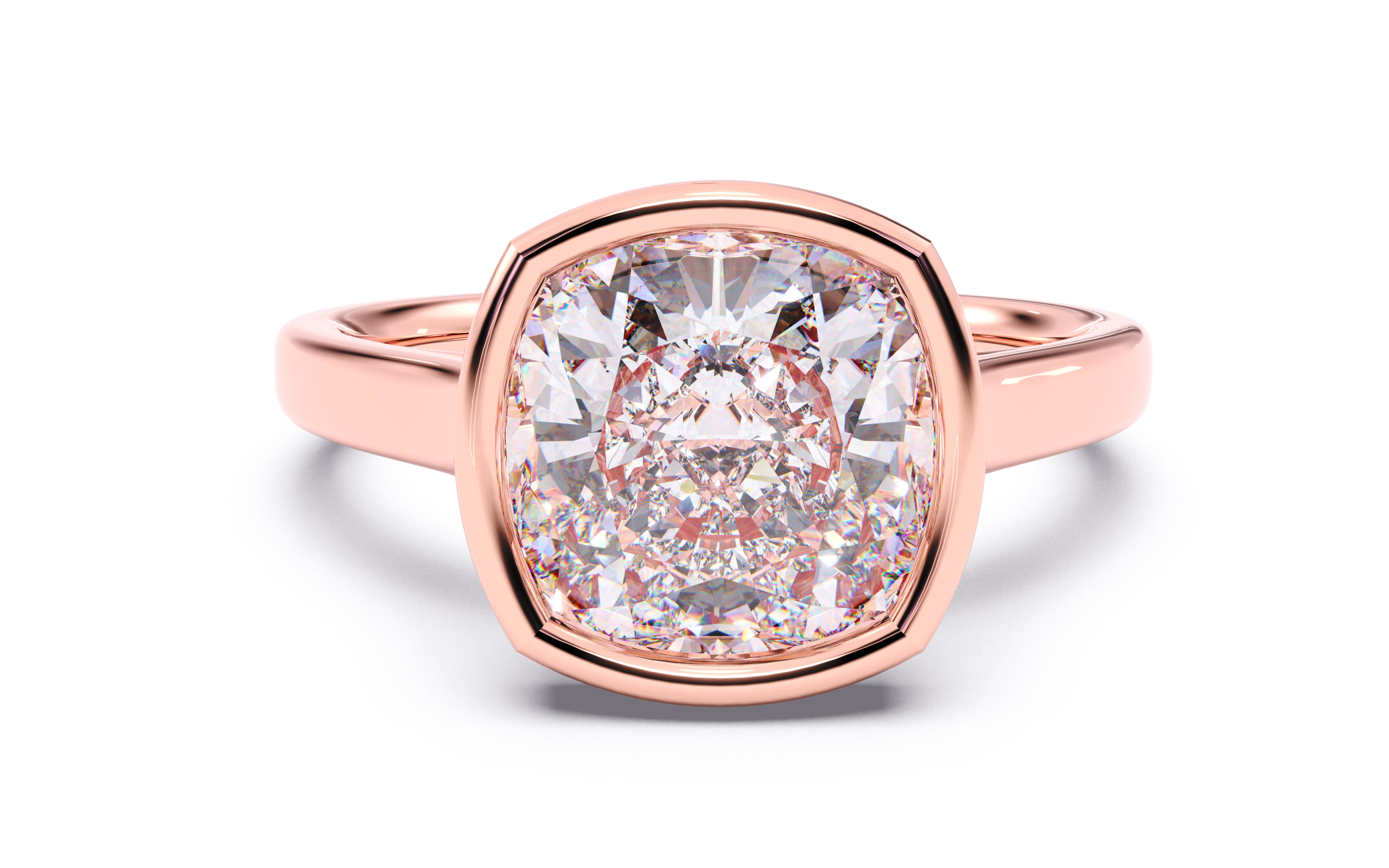 300 Solitaire Wedding Engagement Rings 3dm stl renders details 3D print model_36