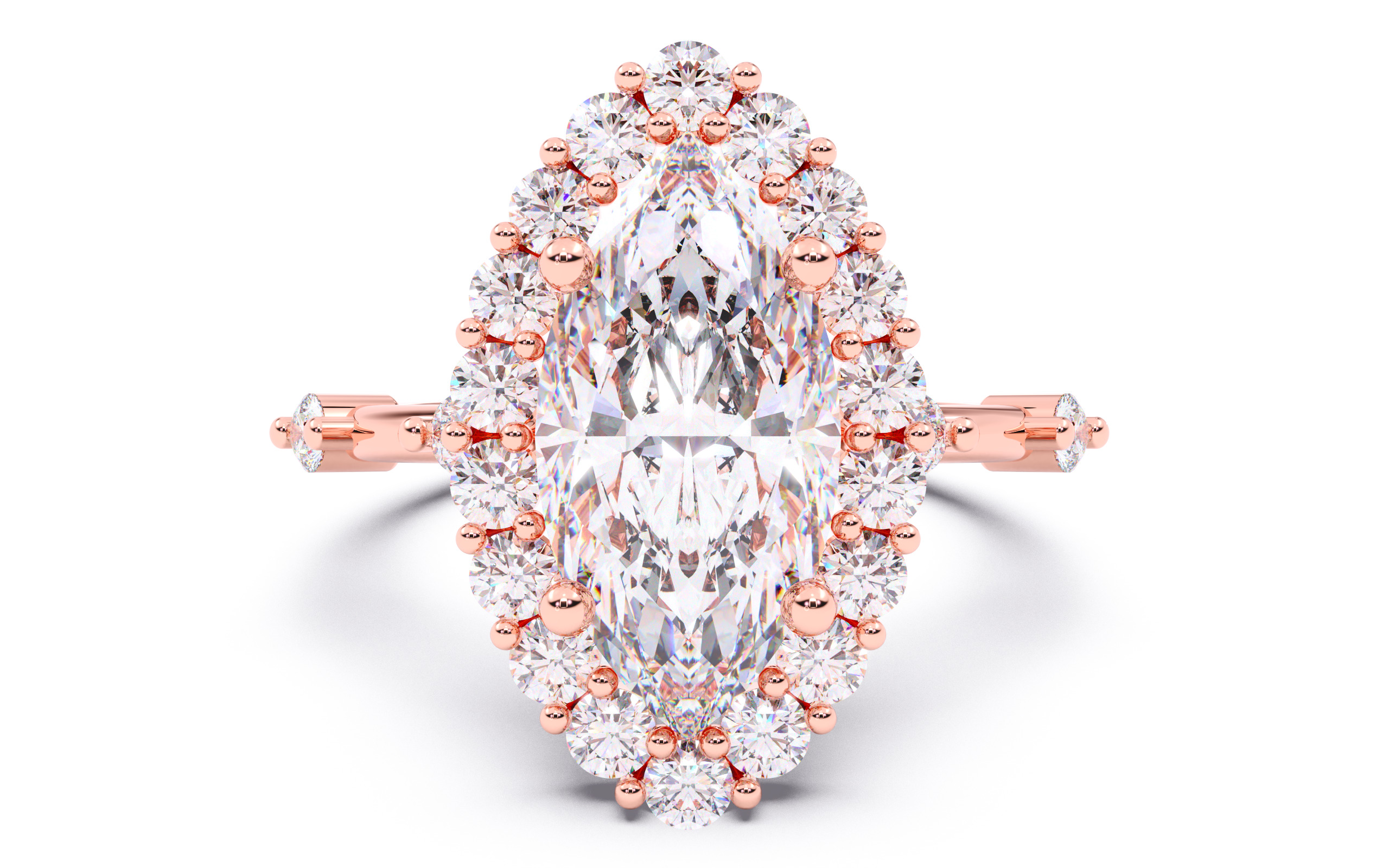 300 Solitaire Wedding Engagement Rings 3dm stl renders details 3D print model_60