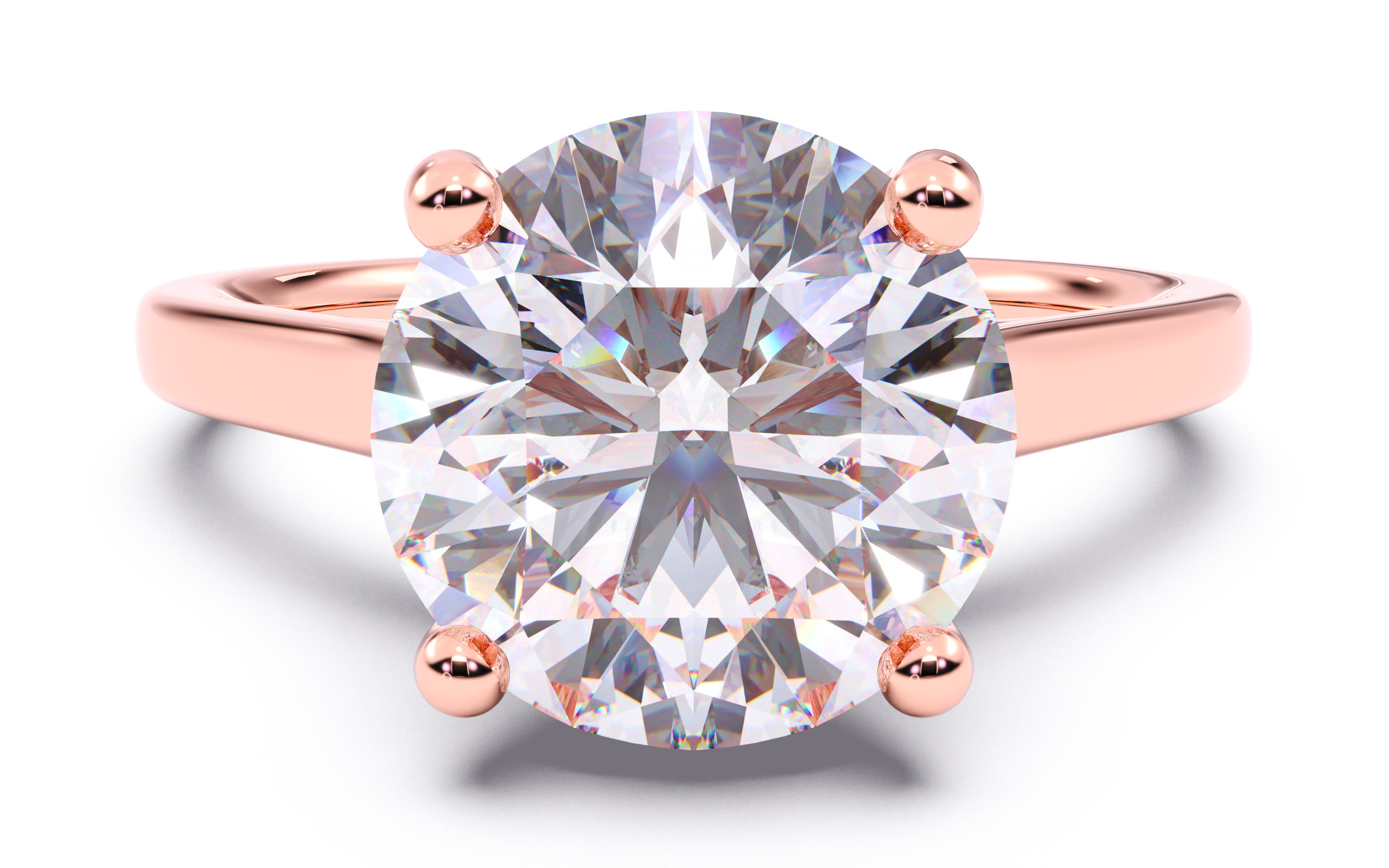 300 Solitaire Wedding Engagement Rings 3dm stl renders details 3D print model_49