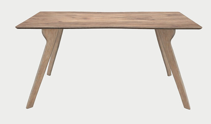Wood Dining Table  3D model