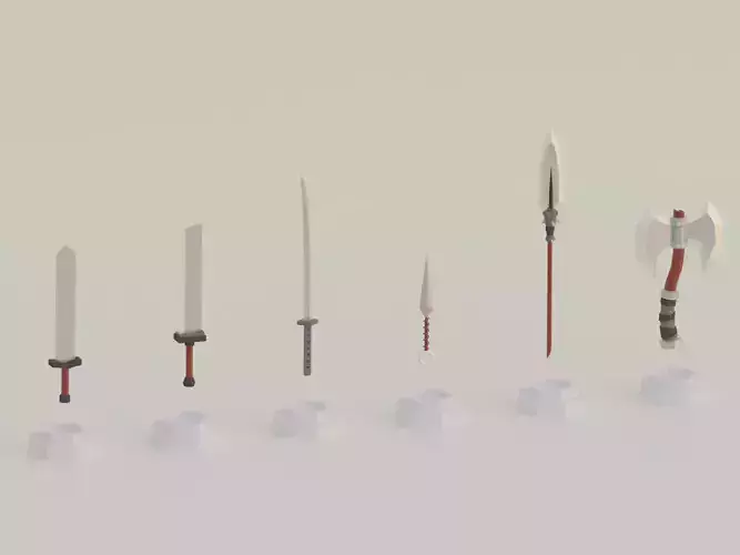 Low-poly Weapon Pack