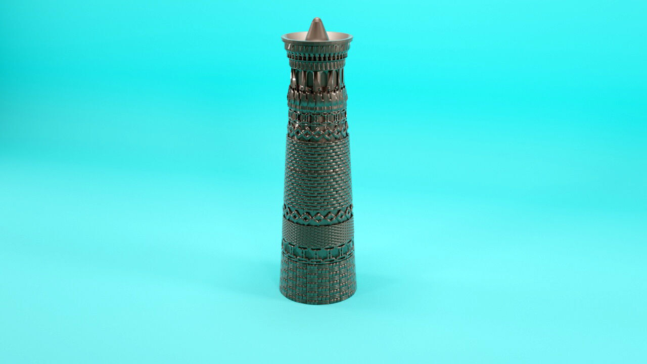 Minaret Kalyan and Madrasa Poi Kalon 3d model 3D print model_6
