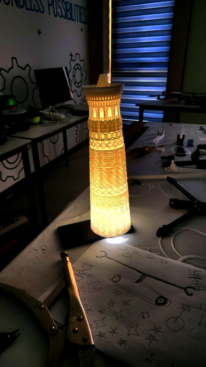 Minaret Kalyan and Madrasa Poi Kalon 3d model 3D print model_5