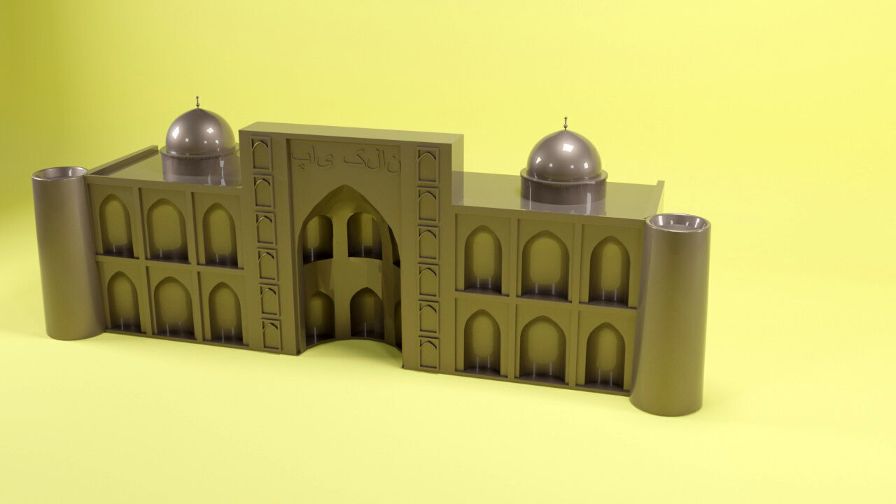 Minaret Kalyan and Madrasa Poi Kalon 3d model 3D print model_7