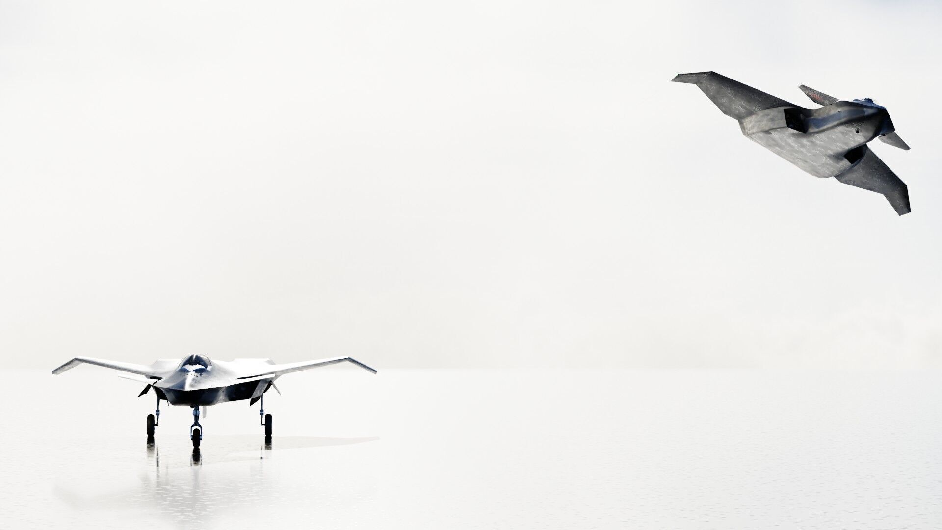 Boeing F-47 Thunderstorm NGAD Low-poly 3D model_16