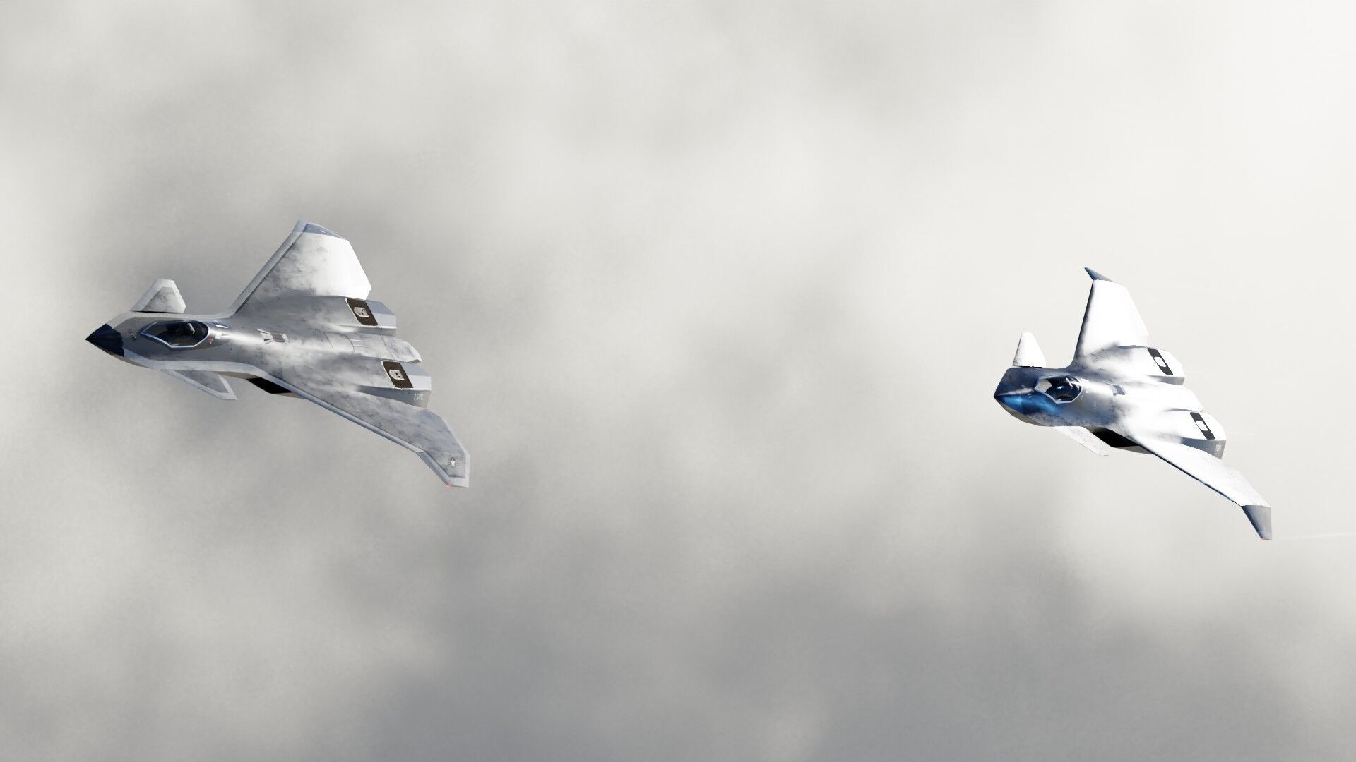 Boeing F-47 Thunderstorm NGAD Low-poly 3D model_24