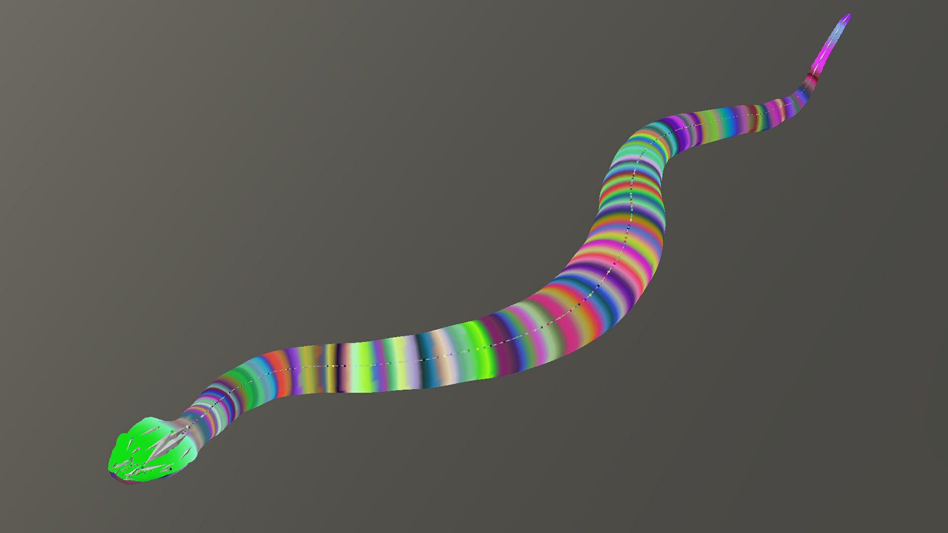 Western Diamondback Rattlesnake 3D model_7