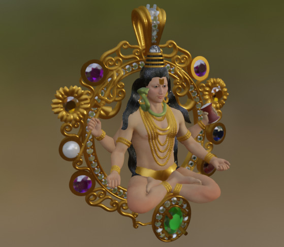 Mahadev 3D Model for 3D Printing 3D print model_3