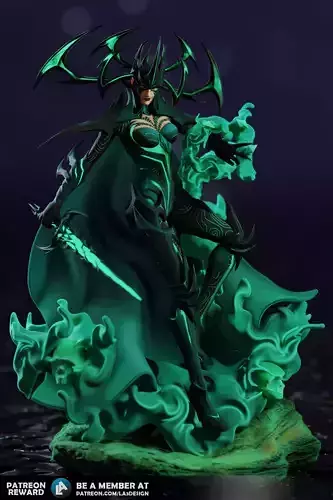 Hela from Marvel Rivals Fan Art
