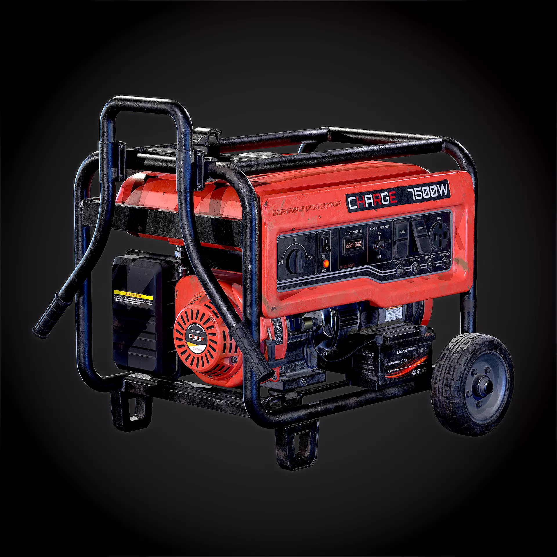 Portable Generator 3D model
