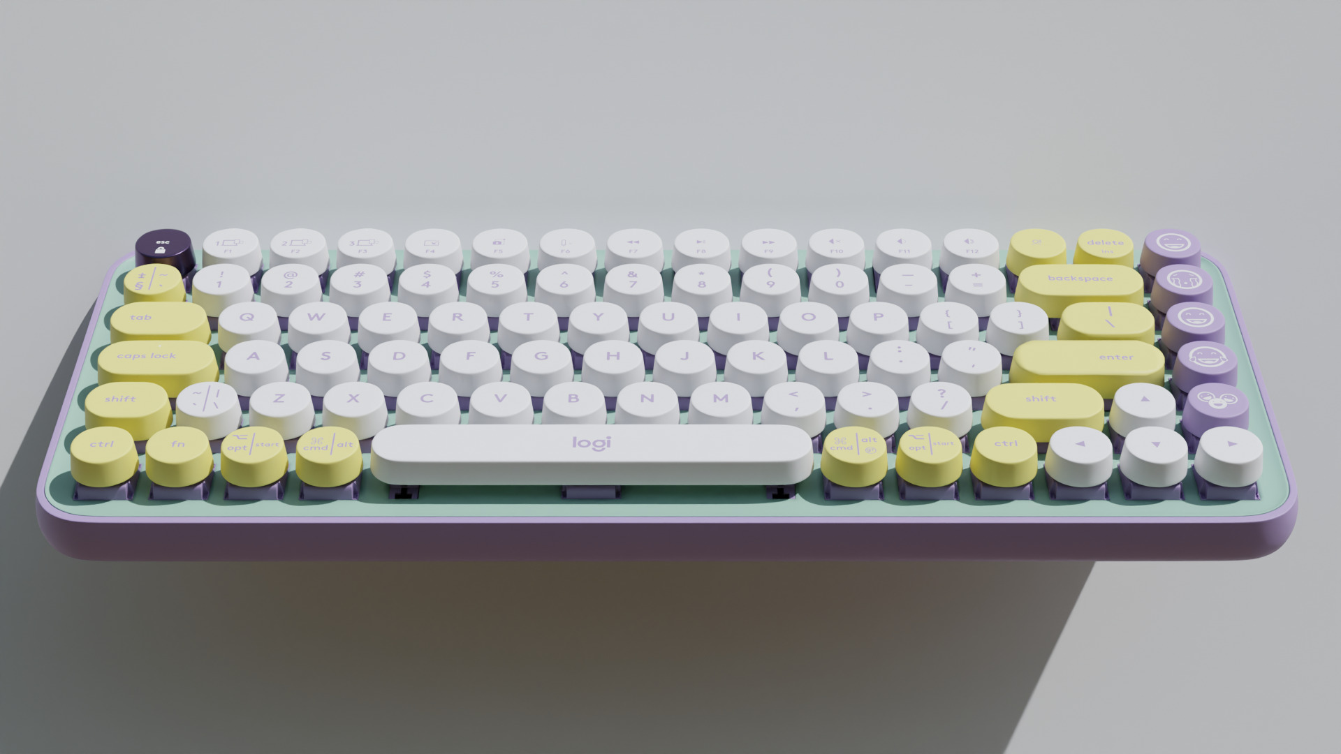 Logitech POP Keyboard Bundle 3D Model Free 3D model_12