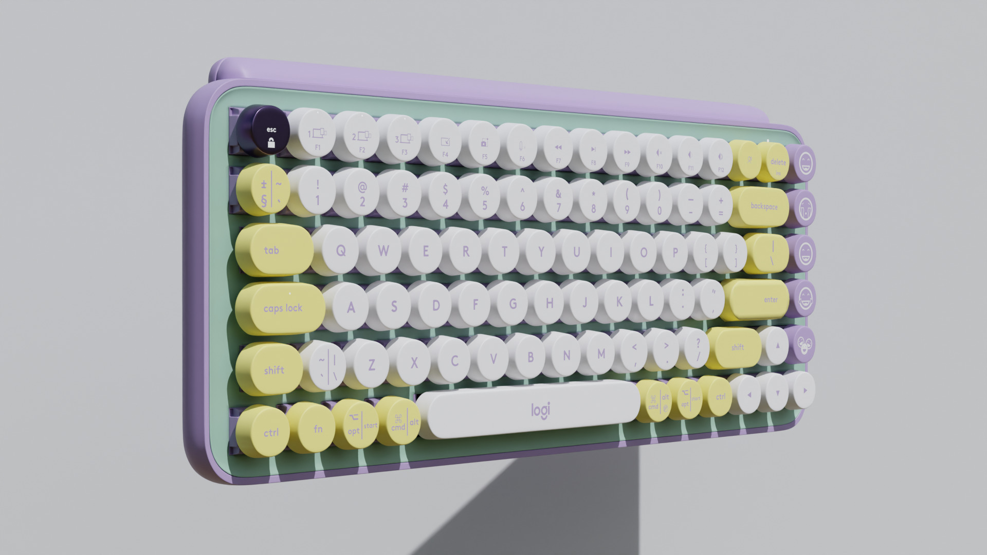 Logitech POP Keyboard Bundle 3D Model Free 3D model_6