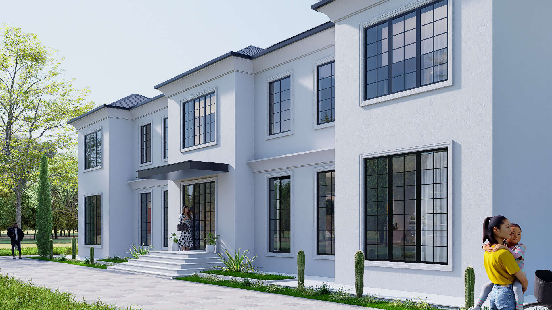 House Low-poly 3D model_8