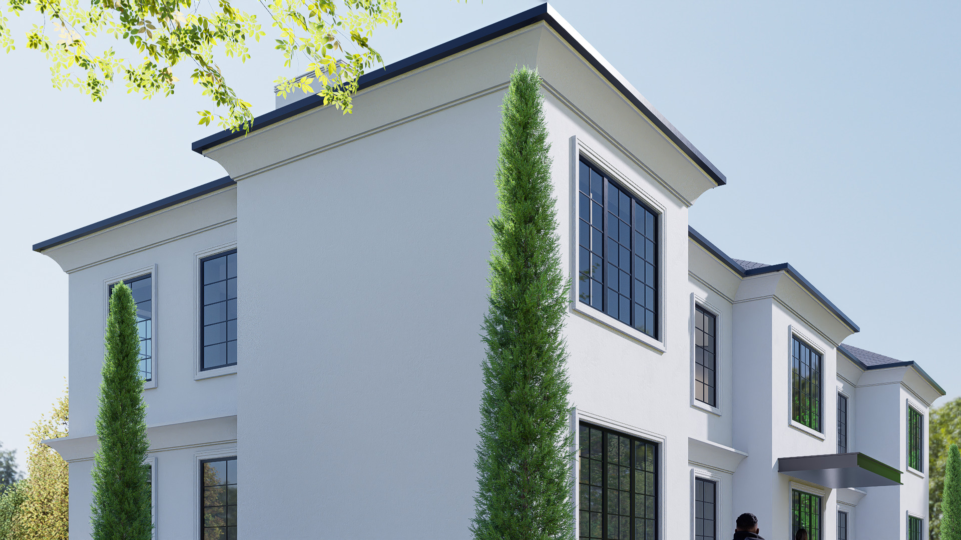 House Low-poly 3D model_4