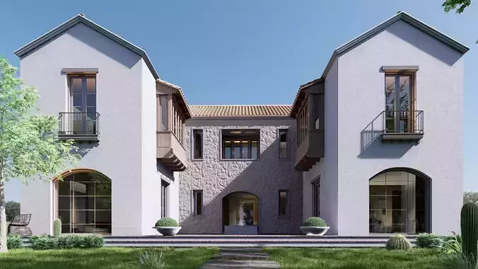 Spanish Style House
