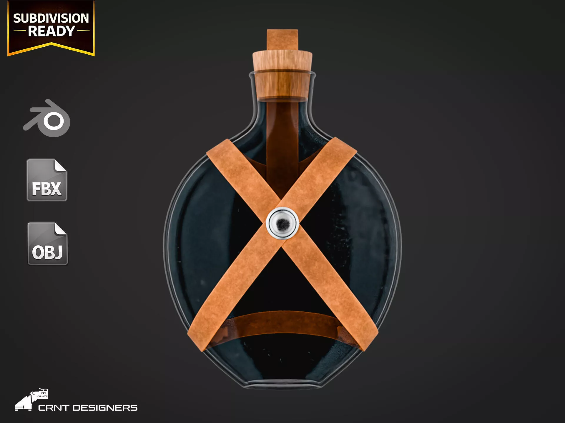 Potion Bottle 3D model