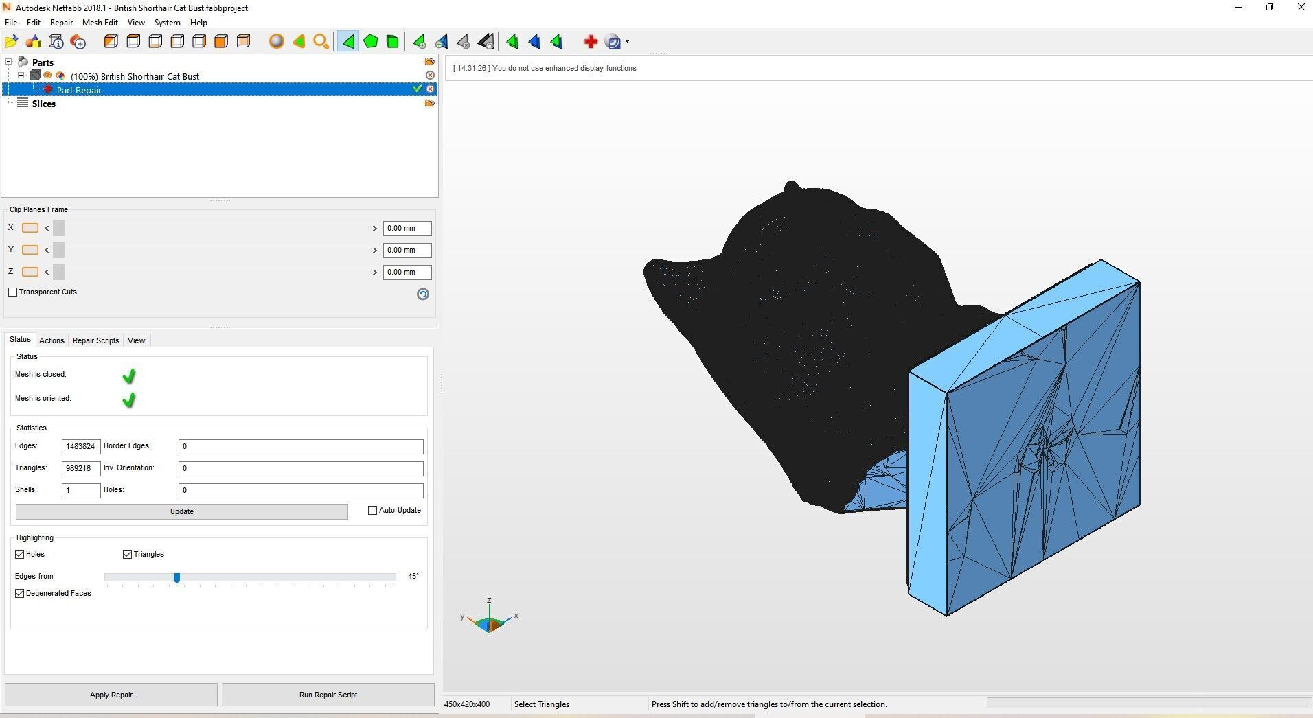 British Shorthair Cat Bust 3D print model_7