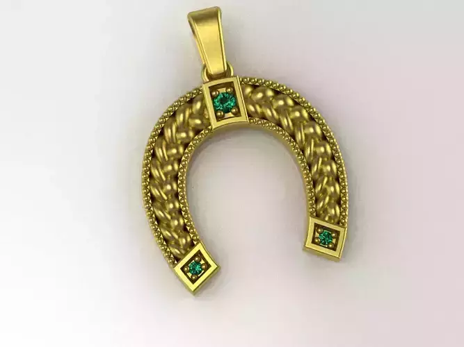 Horseshoe Talisman Pendant
