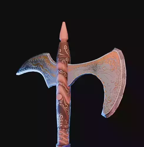 Great Axe 03 Game Ready Asset