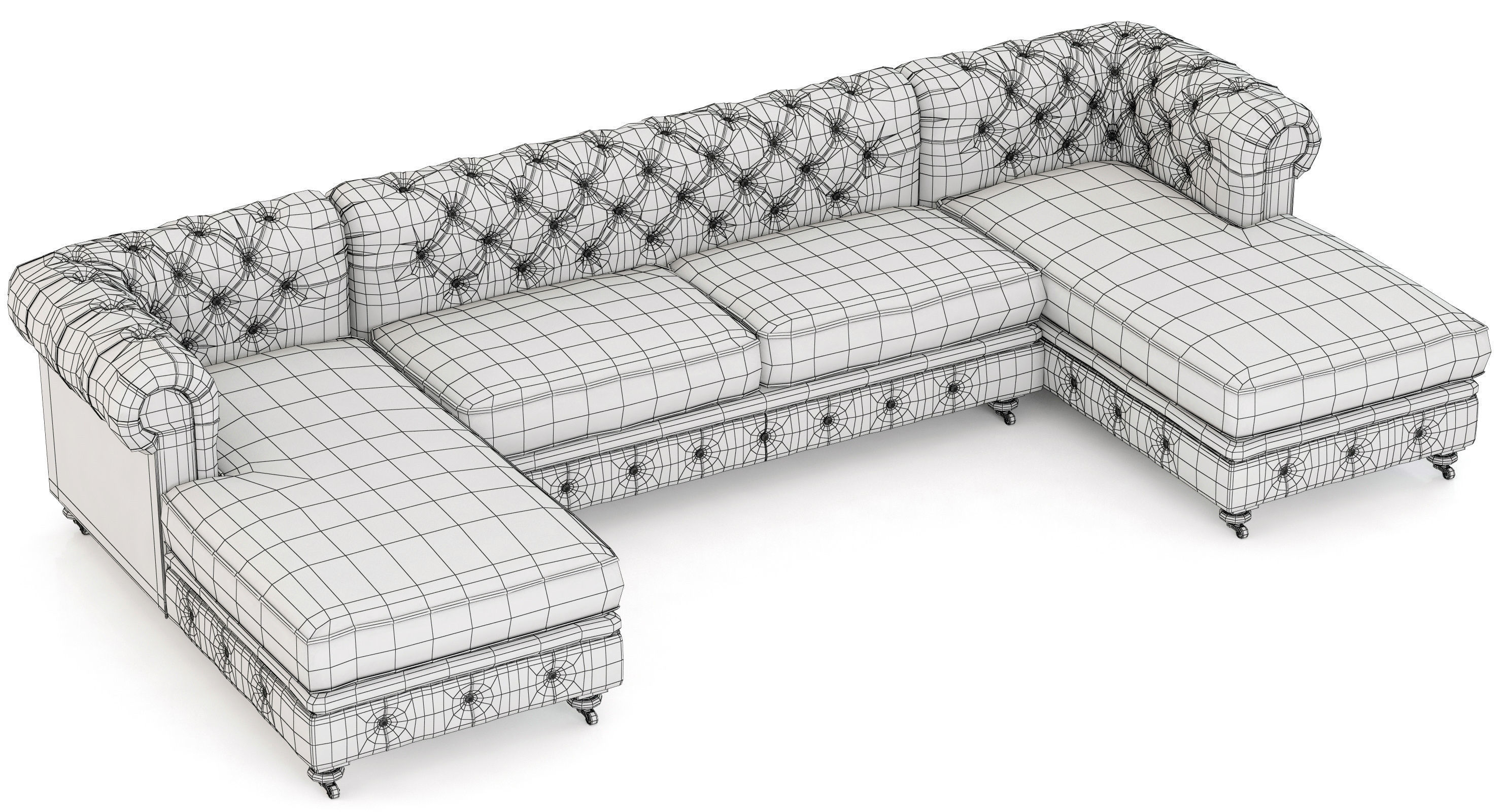 Restoration Hardware 68 Sofas set 3D model_72