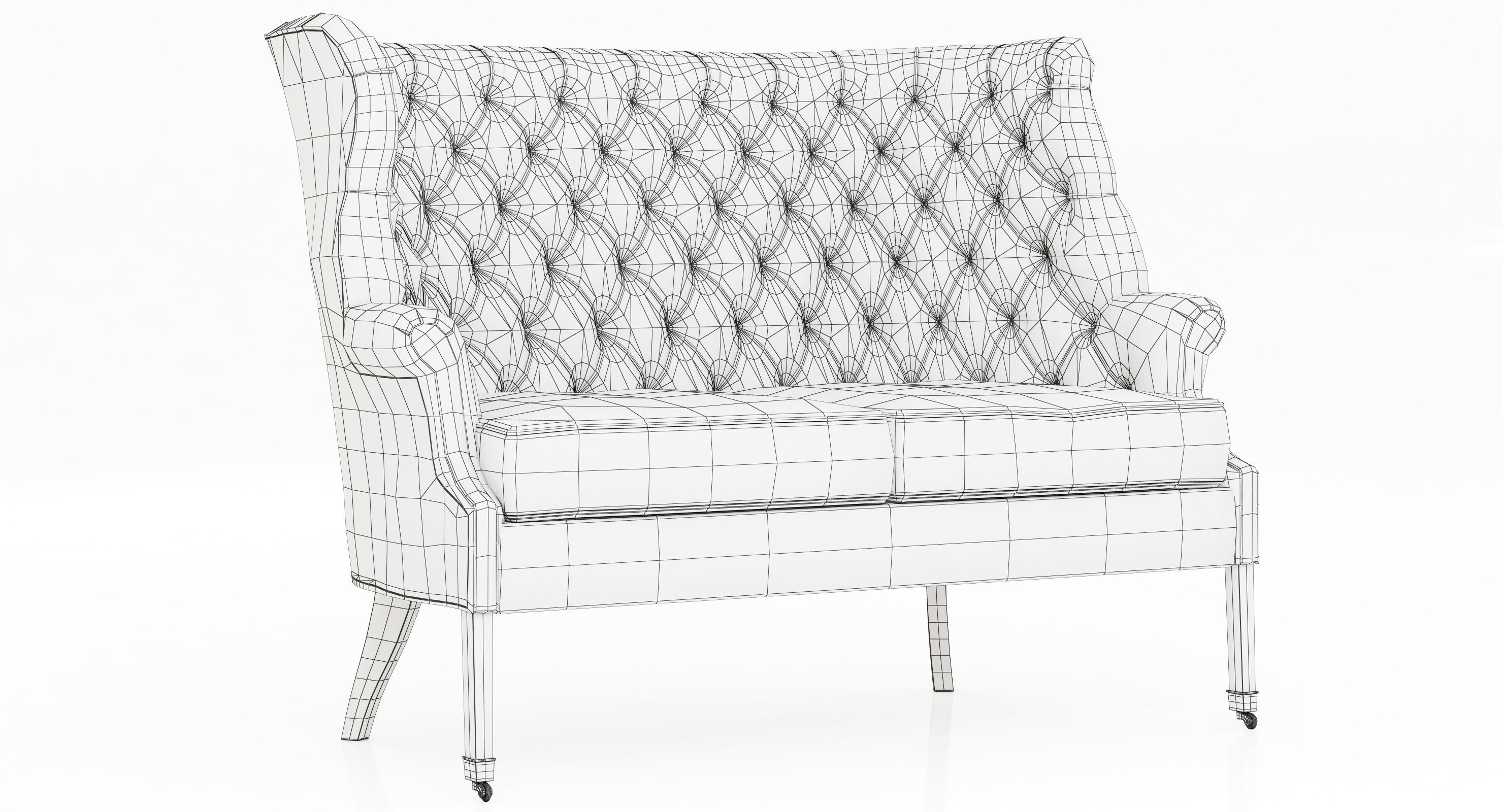 Restoration Hardware 68 Sofas set 3D model_10