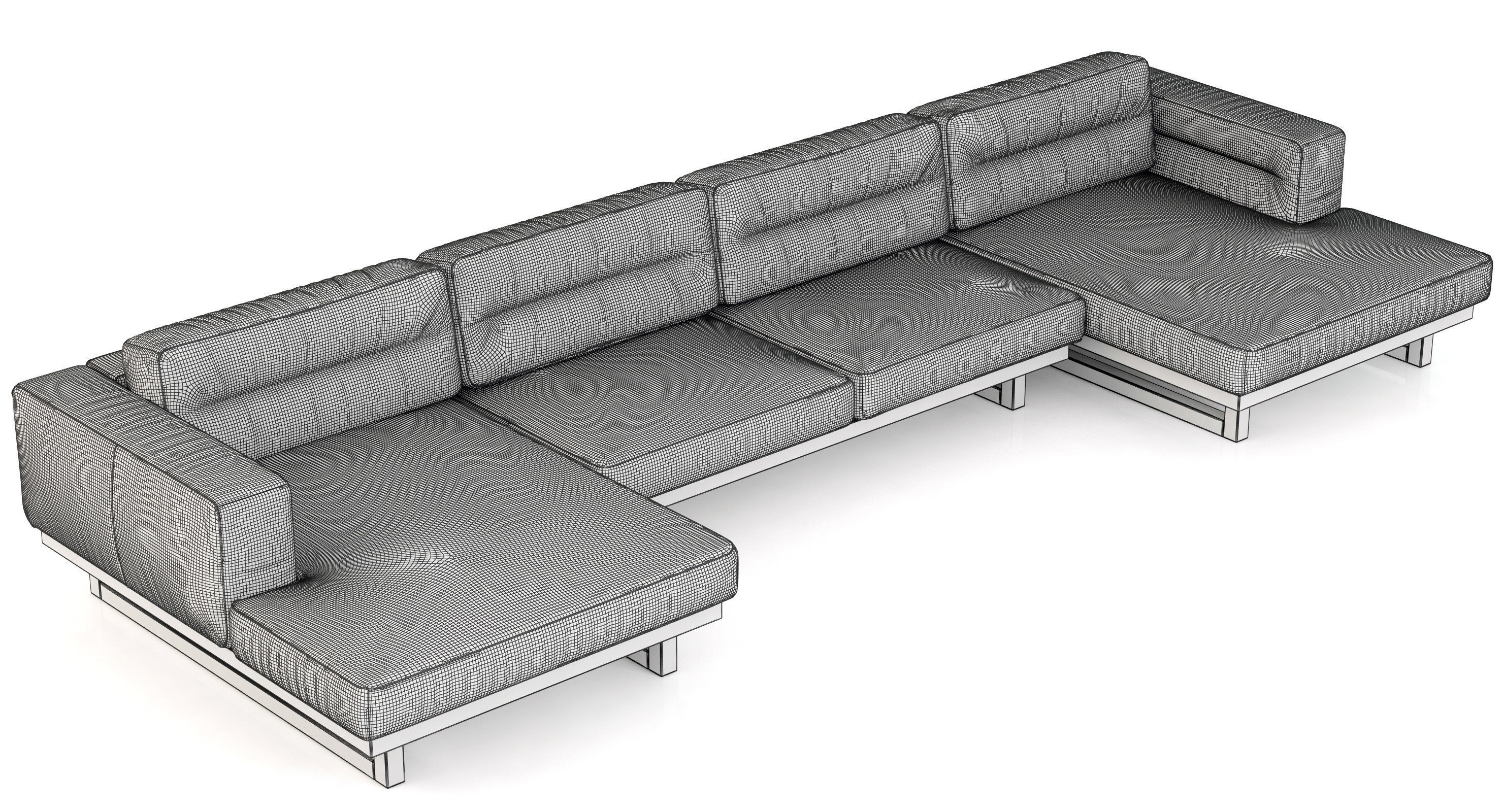 Restoration Hardware 68 Sofas set 3D model_38