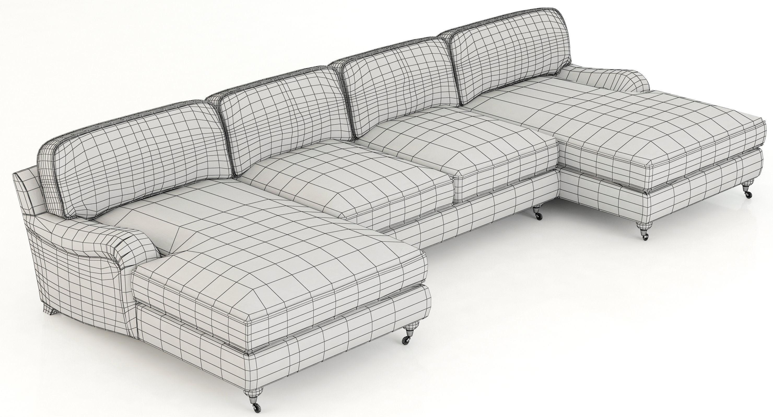 Restoration Hardware 68 Sofas set 3D model_54