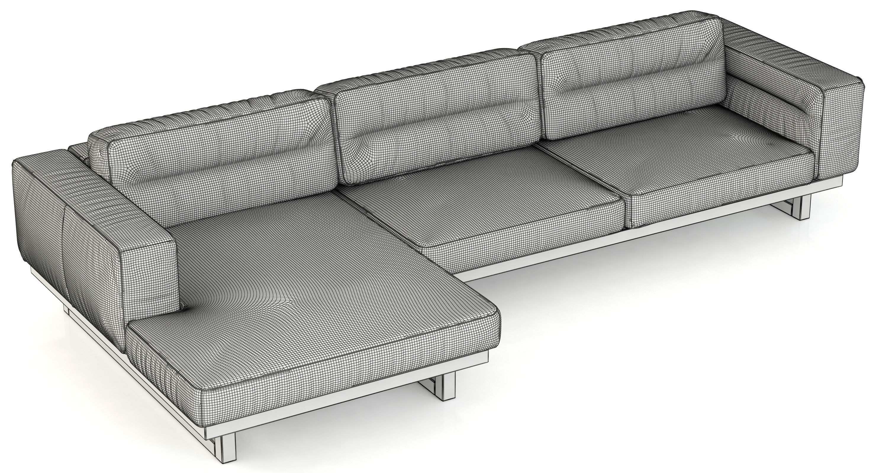 Restoration Hardware 68 Sofas set 3D model_4