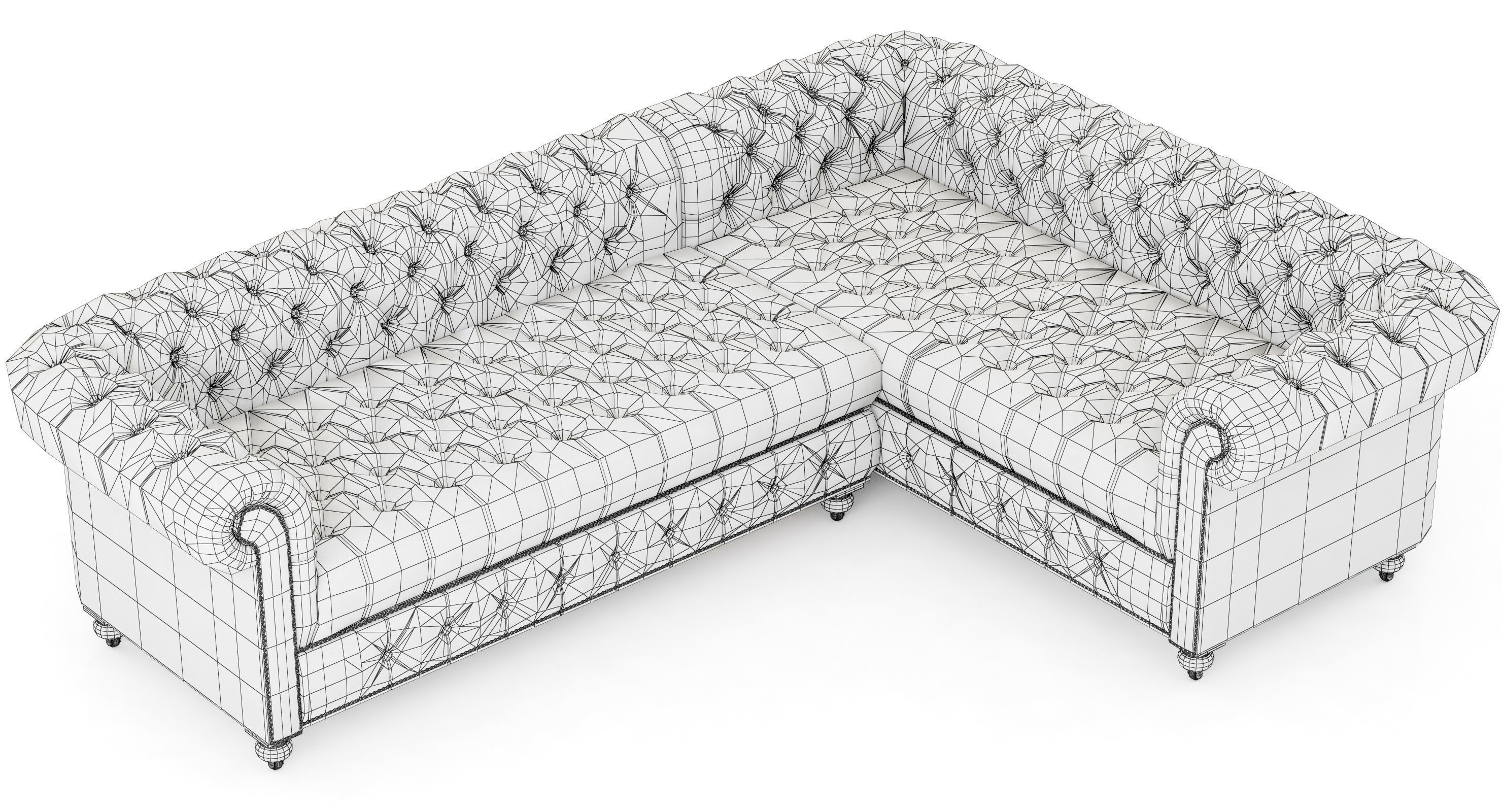 Restoration Hardware 68 Sofas set 3D model_12