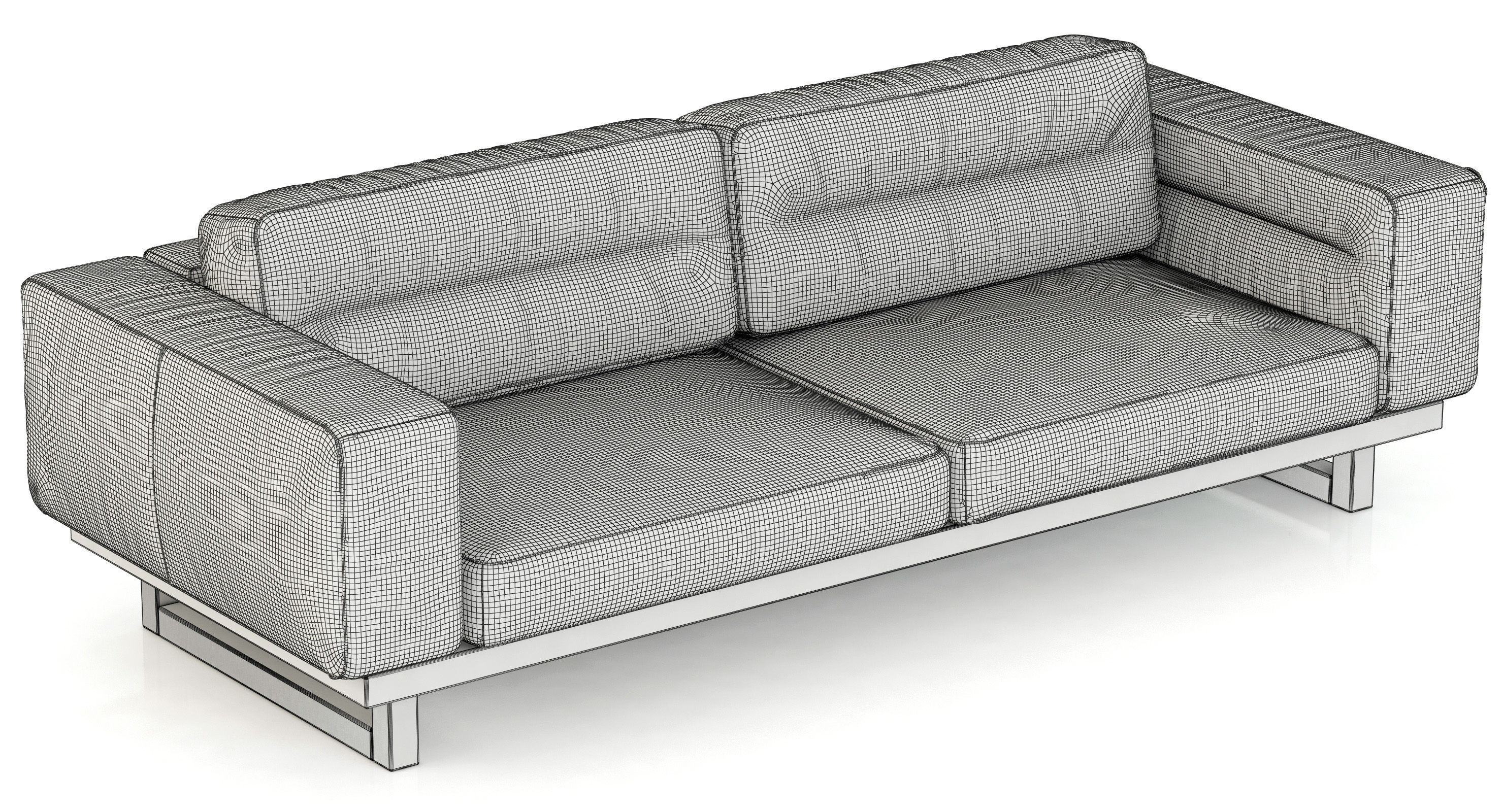 Restoration Hardware 68 Sofas set 3D model_8