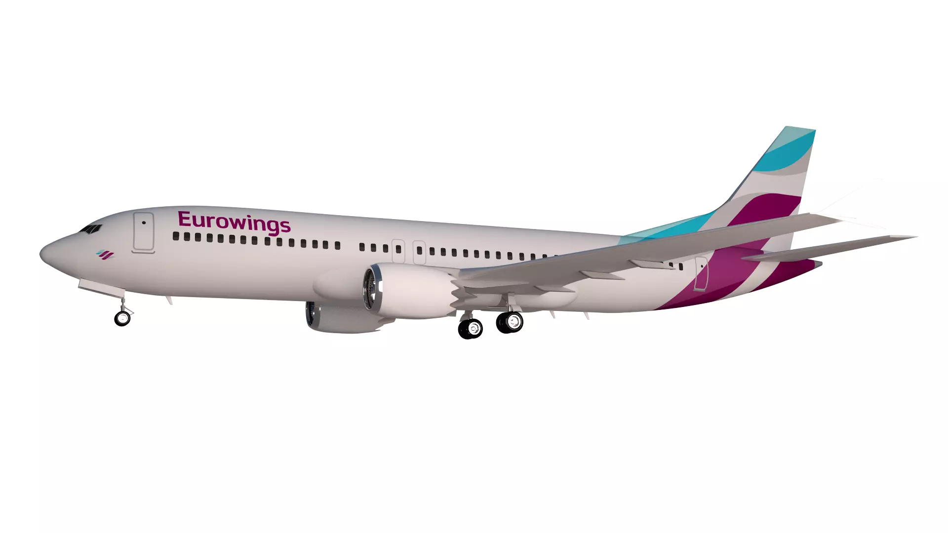 Eurowings Boeing 737 max 8 3D model