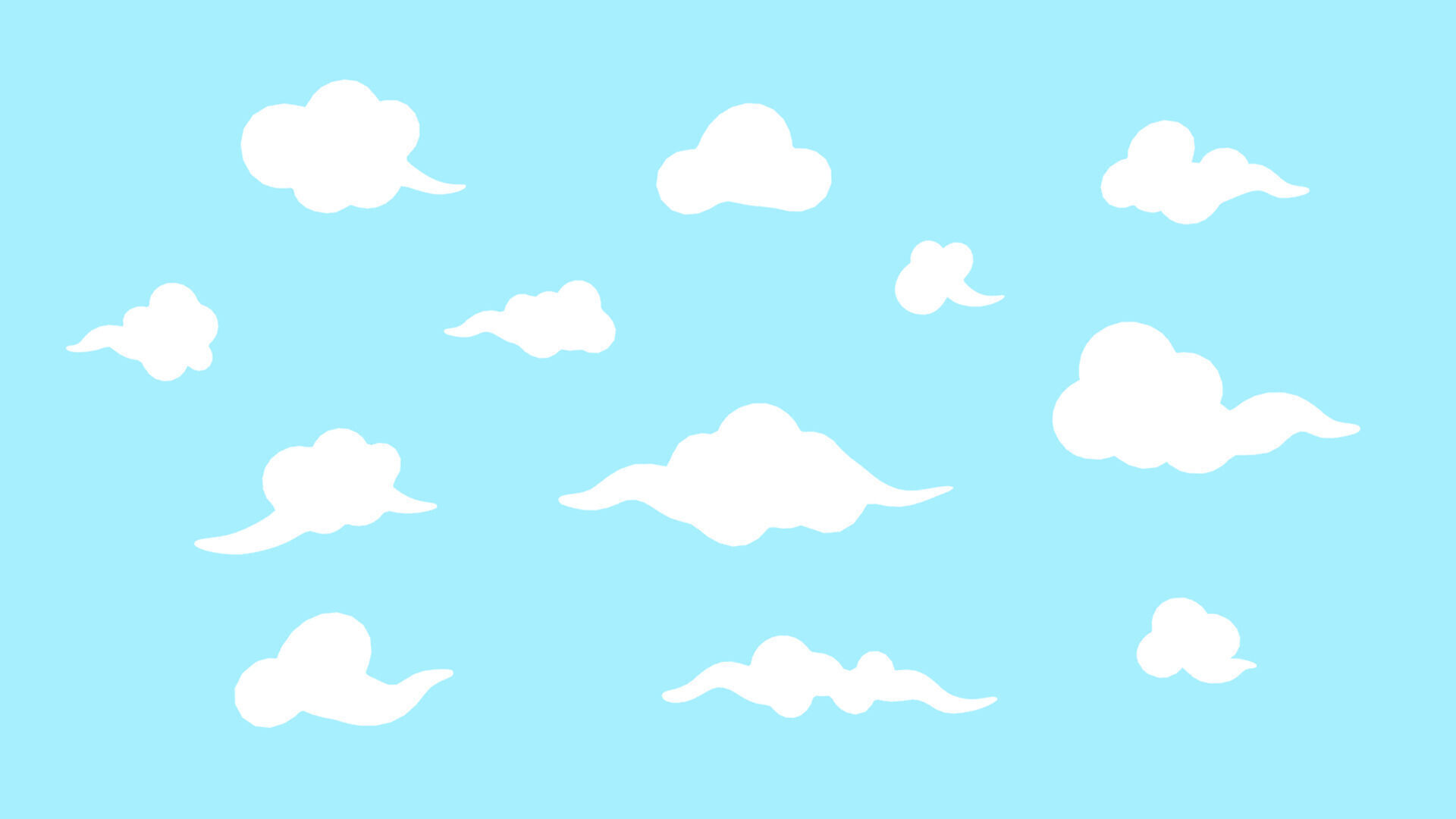 Stylized Clouds Pack - Vol 05 Low-poly 3D model_6