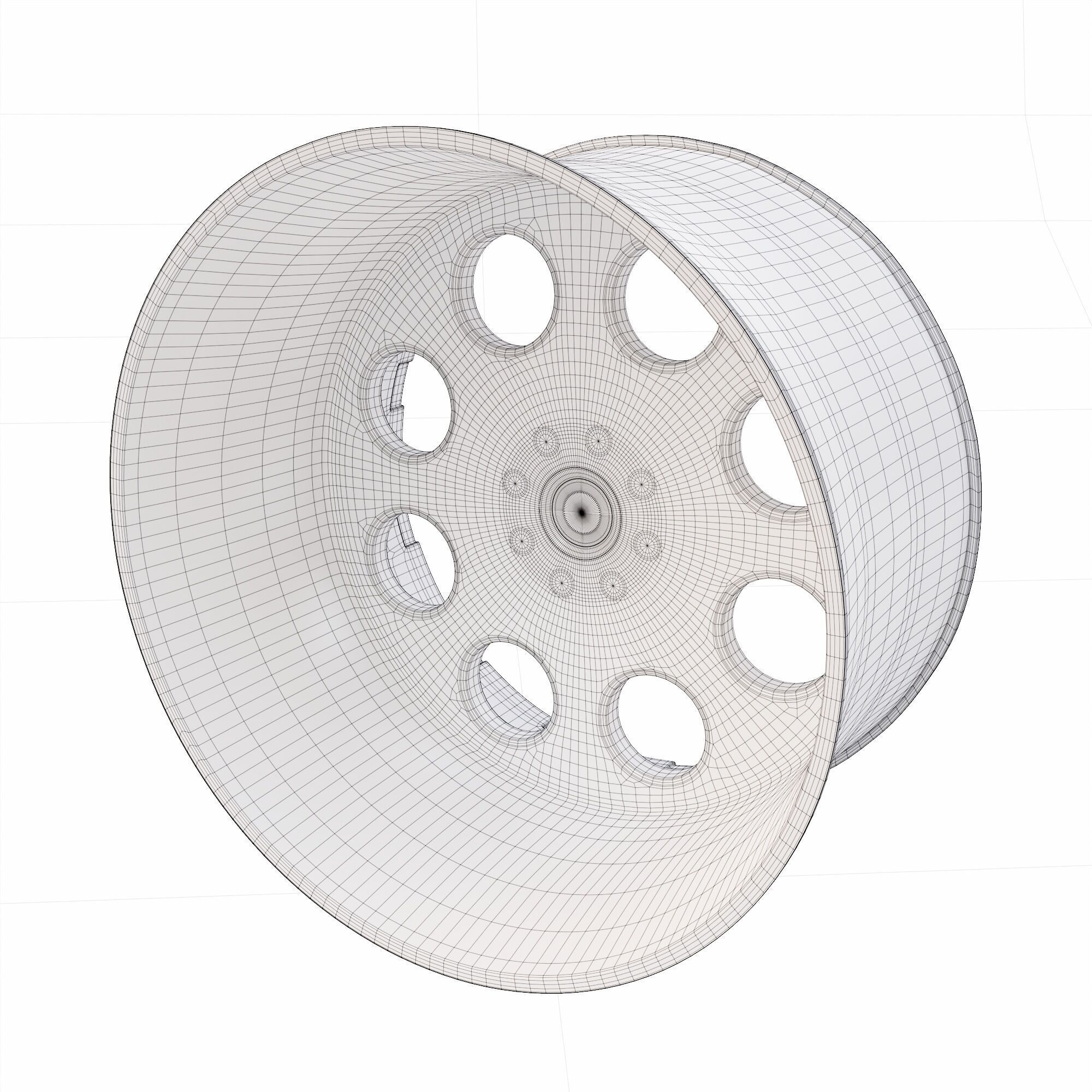 Car wheel 3d model 3D model_6