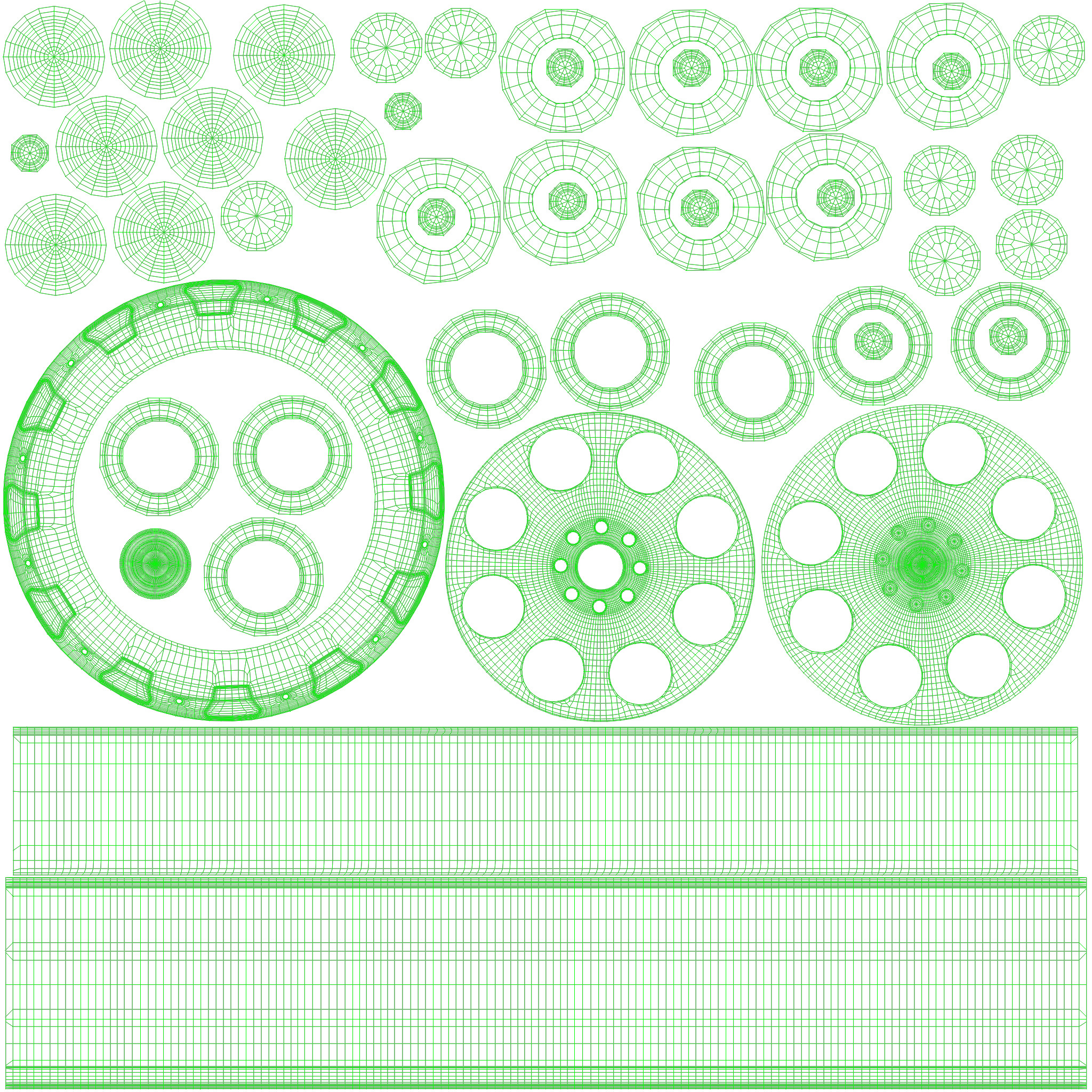 Car wheel 3d model 3D model_7
