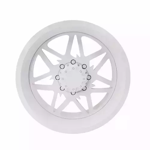 Car allow wheel detailed 3d model 