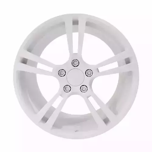 Alloy Wheel detailed 3d model 