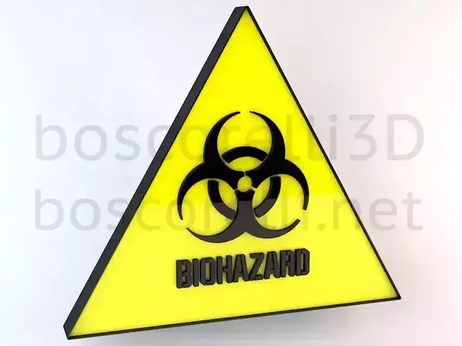 Biohazard Signs 3D model