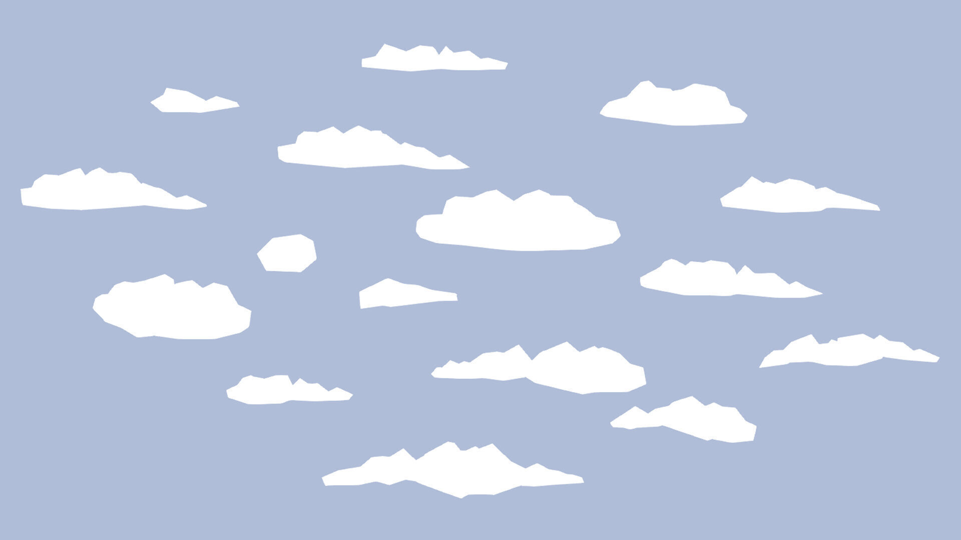 Stylized Clouds Pack - Vol 06 Low-poly 3D model_6