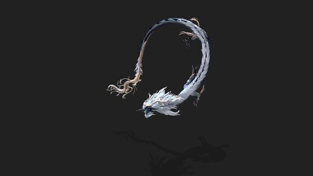 260 frames of Flying Sky Animation Low-poly 3D model_4