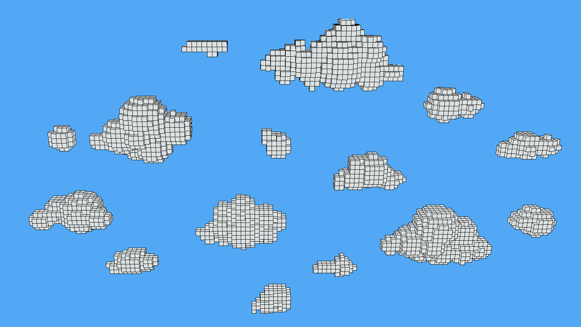 Stylized Clouds Pack - Vol 07 Free low-poly 3D model_6