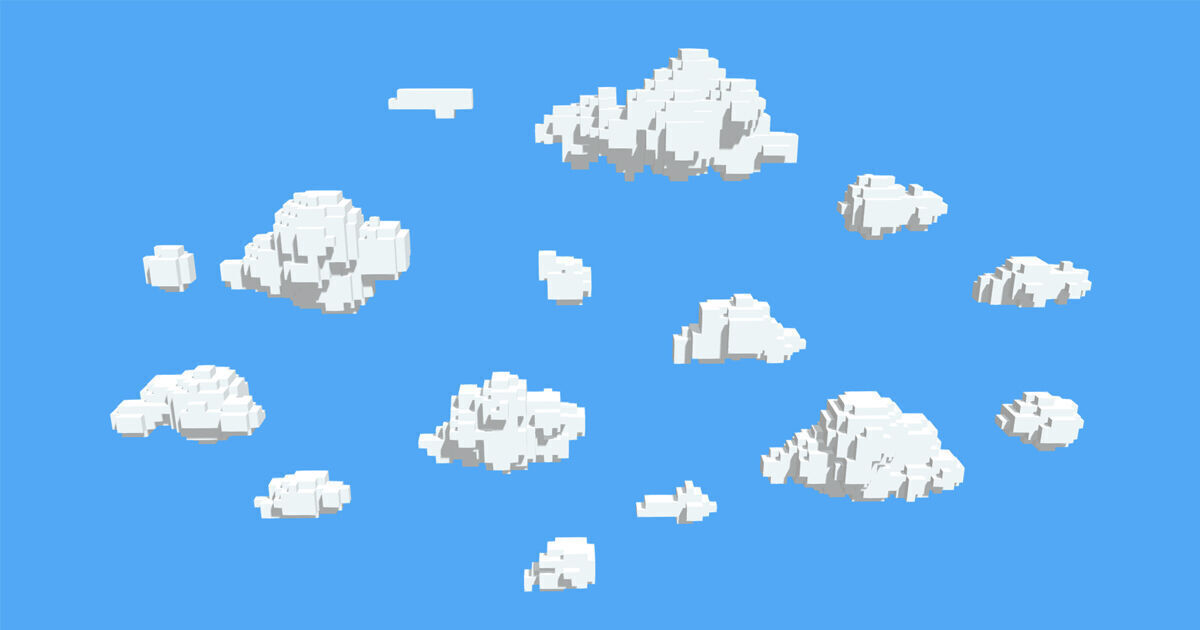 Stylized Clouds Pack - Vol 07 Free low-poly 3D model_2